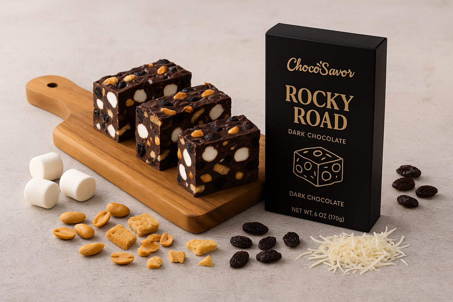 Rocky Road Dark Chocolate